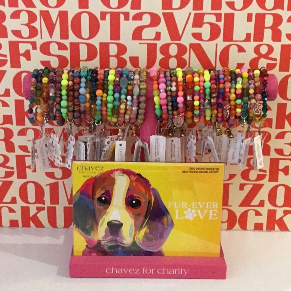 Chavez for Charity Dog Charm Bracelet, NEW WITH TAGS